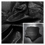 Embossed Black Lambskin : 1.0-1.2mm 3oz (Ref-gh.eol)