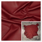 Red Soft Dress Leather .55mm (Ex Pittards Stock) SoftDress .55mmRedCond