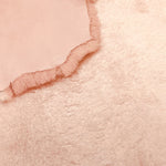 Small Merino Soft-Pink Straight 6mm : 12 Piece Sheepskin Bundle (Ref-gh.eol)
