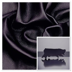 Soho Petunia : Dark-Purple Coloured Leather Cow Side : 1.2-1.4mm (Ex Pittards Stock)