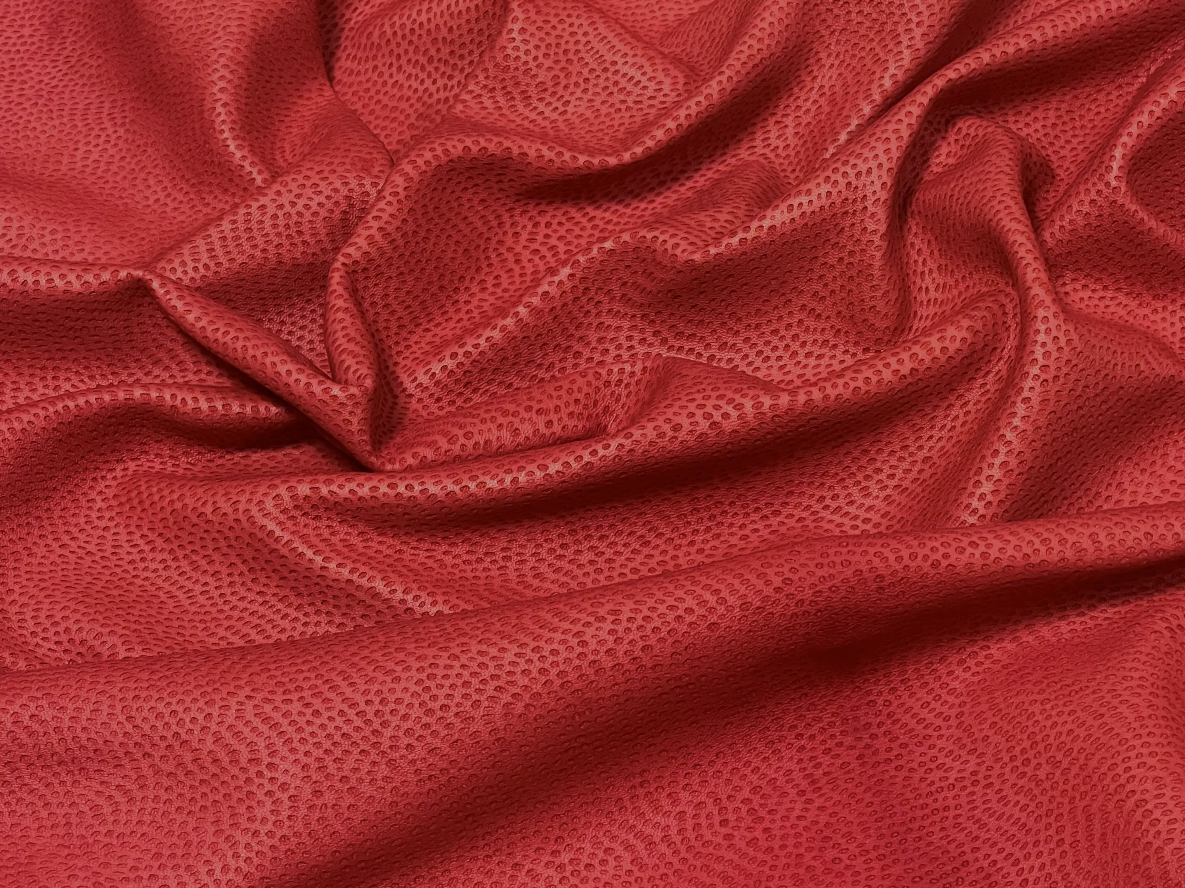 Spyder-Red : Goat Leather: 0.7mm (Ex Pittards Stock) WR100X.7mm SpyderRedR