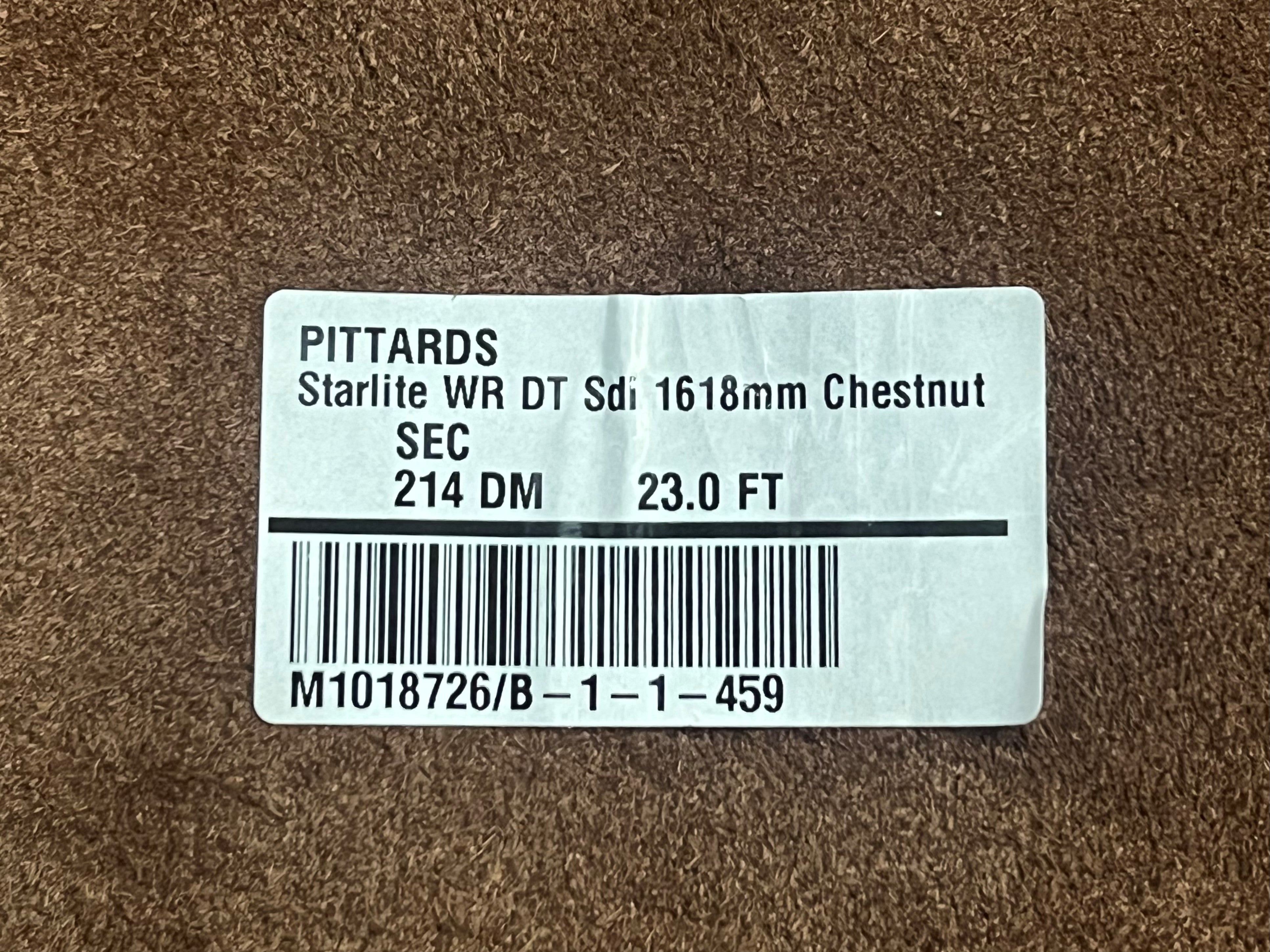 Star-lite Cow Side Chestnut : 1.6-1.8mm (Ex Pittards Stock)