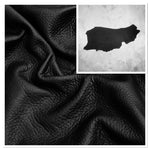 Tak-Room Black or Brown Leather Hide - Oily Waxy Natural Grain Grippy Cowhide 1.8-2.0mm (Ref-gh.eol)