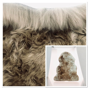 Taupe Sheepskin Rugs: Premium Quality Sheepskin Rugs for any Room (65cm x 95cm)