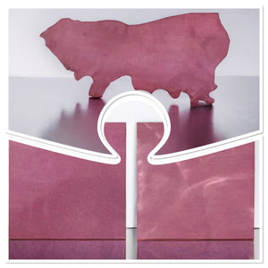 Pink, Texas Crazy Horse : South American Pull Up Leather Cow Side : (1.8-2.0mm 5oz) 28