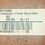 Transformer Biscuit-Black : Smooth Cow Split Sides, 1.7-1.9mm (Ex Pittards Stock)