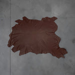 Smooth Tuscony Brown Calf Nappa : Leather Calf Hide : 0.9-1.1mm (Ex Vitelco Stock)