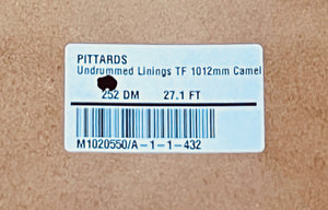 Undrummed Linings Camel : 1.0/1.2mm (Ex Pittards Stock)
