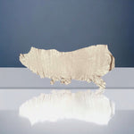 Vegas Platinum, Full Grain Foiled Cow Side : (0.9-1.1mm 2.5oz) 24