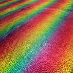 Vegas Rainbow, Full Grain Foiled Cow Side : (0.9-1.1mm 2.5oz) 24