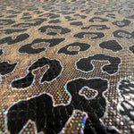 Iridescent Animal Print : Vinyl Transfer on to Calf Suede 1.2-1.4mm (Ref-gh.eol)