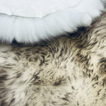 Wolf-Tip Brown Sheepskin Rugs: Premium Quality Sheepskin Rugs for any Room (65cm x 95cm)