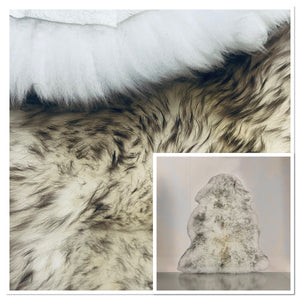 Wolf-Tip Brown Sheepskin Rugs: Premium Quality Sheepskin Rugs for any Room (65cm x 95cm)