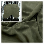 Olive, Washable Split Suede : (1.1mm-1.2mm 3oz) 15