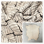 Off-White Washed Crinkle Pigskin Leather 0.6-0.8mm (Ref-gh.eol)
