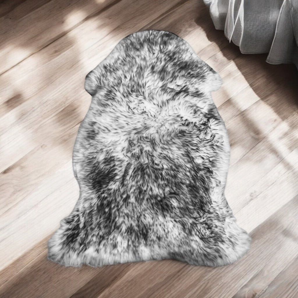 Black-Tip Sheepskin Rugs: Premium Quality Sheepskin Rugs for any Room (65cm x 95cm)