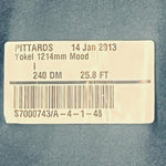 Yokel Mood : Milled Leather Cow Side with Smooth Grain, 1.2-1.4mm (Ex Pittards Stock)