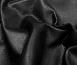 Asa Black Shoe Leather : Smooth Small Cow Sides, 1.6-1.8mm (Ex Pittards Stock)