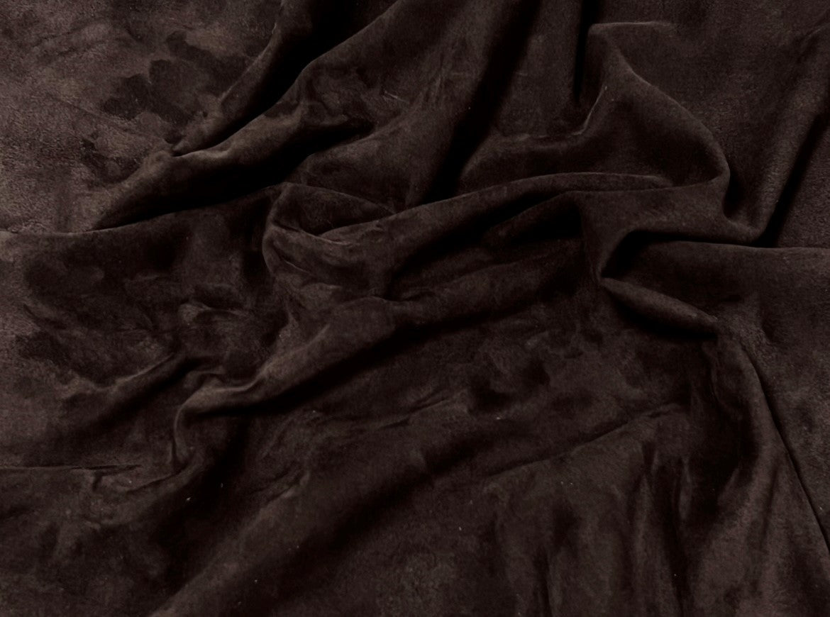 Dark Brown, Goat Suede : (0.5-0.6mm 1.5oz) 5