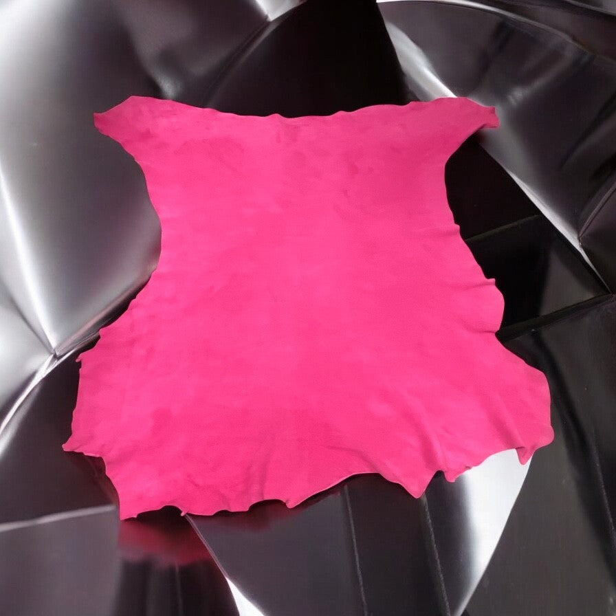 Hot Pink, Goat Suede : (0.5-0.6mm 1.5oz) 5 Discontinued