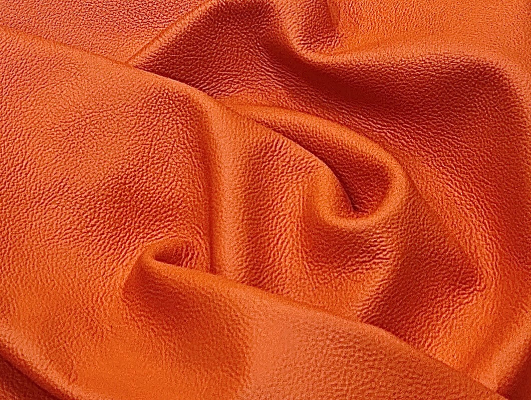 Biker Orange, Print Assisted Leather Cow Side: (1.2-1.4mm 3oz) 29