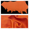 Biker Orange, Print Assisted Leather Cow Side: (1.2-1.4mm 3oz).