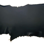 Black, Japanese Plonge Leather Cow Side : (0.5-0.6mm 1.5oz) 35