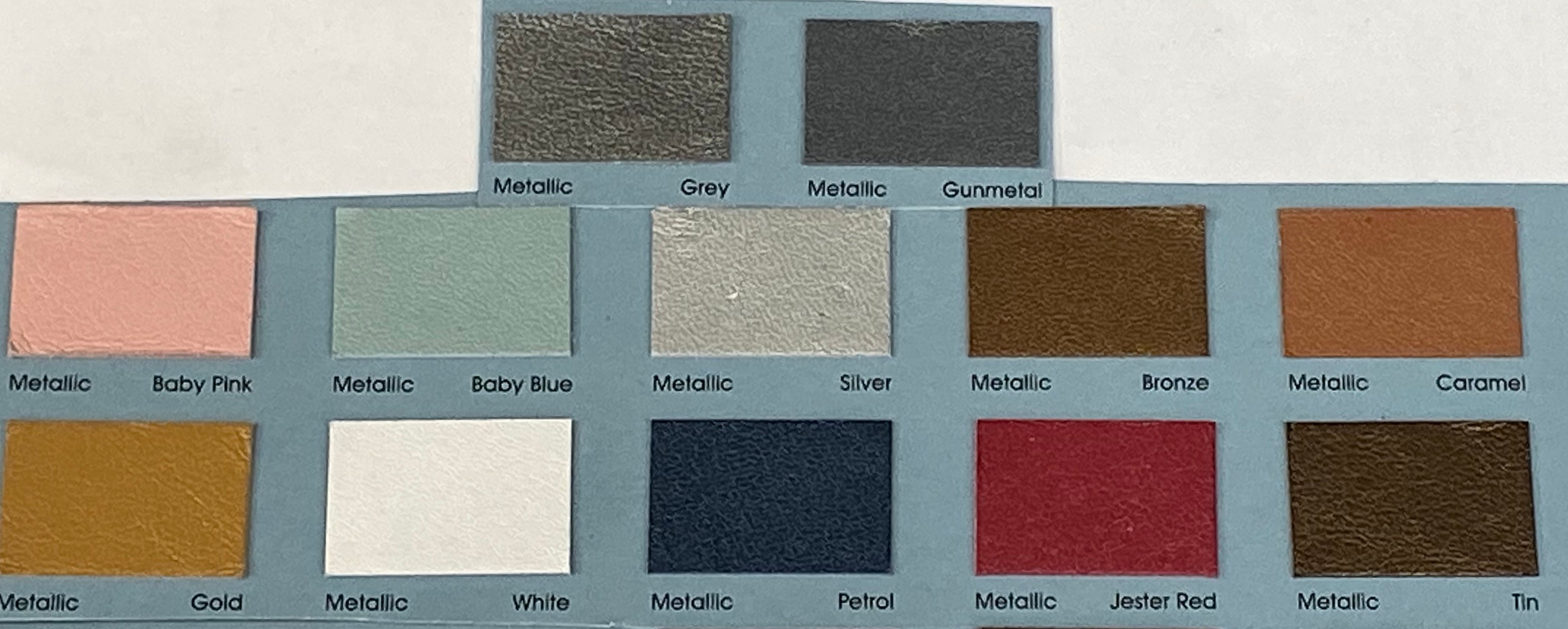 Pearlised Grey, Leather Skin : Italian Lamb Nappa (0.6-0.7mm 1.5oz) 10 Discontinued