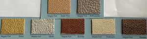 Vegas Anthracite, Full Grain Foiled Leather Cow Side : (0.9-1.1mm 2.5oz) 25