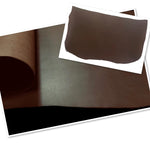 Dark Brown, Dyed Through : Vegetable Tanned Double Shoulder : (1.8mm 4oz - 3.5mm 8oz).