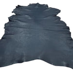 Navy, Pre Dyed : Vegetable Tanned Goat Skin : (1.0-1.2mm 3oz).
