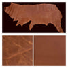 Cinnamon, Texas Crazy Horse : South American Pull Up Leather Cow side : (1.8-2.0mm 5oz).
