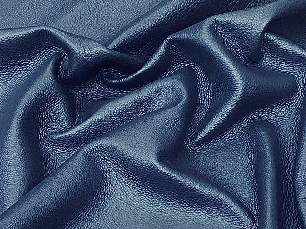 DeerCow Navy, Leather Cow Side : (1.3-1.5mm 3.5oz) 24