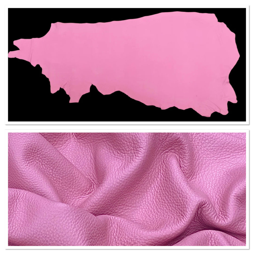 DeerCow Mid Pink, Leather Cow Side : (1.3-1.5mm 3.5oz).