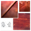 Diesel Rosewood, Waxy Pull Up South American Leather Cow Hide : (1.1-1.3mm 3oz).