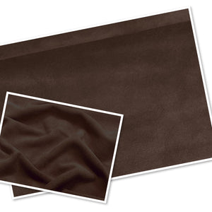 Economical Dark Brown Calf Suede : (1.0-1.2mm 3oz) 15