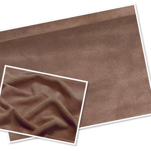 Economical Cocoa Calf Suede : (1.0-1.2mm 3oz) 15