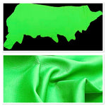 Biker Fluorescent Green, Print Assisted Leather Cow Side: (1.2-1.4mm 3oz) 25