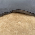 Aviator Ginger, North American Straight Wool Sheepskin With Dark Brown Leather Reverse : (15mm or 22mm) 10