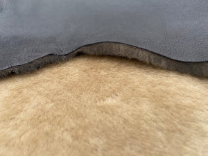 Aviator Ginger, North American Straight Wool Sheepskin With Dark Brown Leather Reverse : (15mm or 22mm) 10