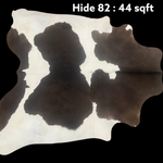 Natural Hair On Cow Hide : This Hide Is Perfect For Wall Hanging, Leather Rugs, Leather Upholstery & Leather Accessories. (Hide82)