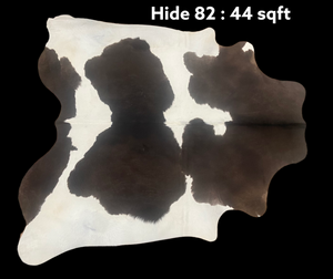 Natural Hair On Cow Hide : This Hide Is Perfect For Wall Hanging, Leather Rugs, Leather Upholstery & Leather Accessories. (Hide82)