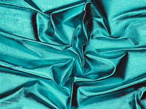 Turquoise, Metallic Foiled Leather Pig Skin : (0.6-0.7mm 1.5oz) 15