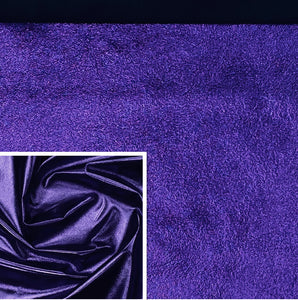 Shimmer Foiled Lambskin Violet : Italian Leather (0.6-0.7mm 1.5oz).