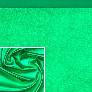 Shimmer Foiled Lambskin Green : Italian Leather (0.6-0.7mm 1.5oz) 9
