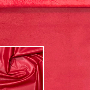 Valencia Ferrari Red, Leather Lambskin : Italian Lamb Nappa (0.6-0.7mm 1.5oz) 10