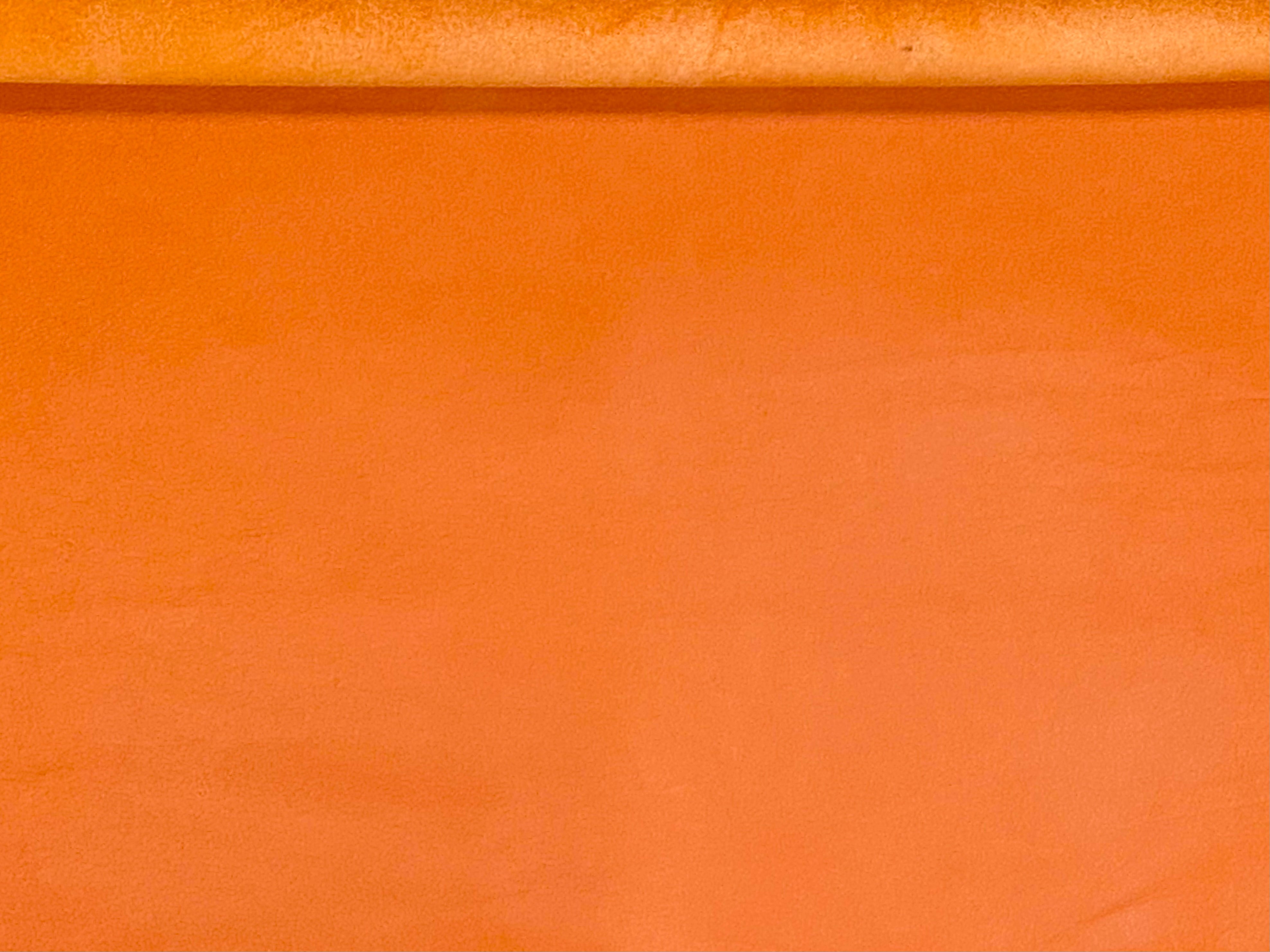 Valencia Orange, Leather Lambskin : Italian Lamb Nappa (0.6-0.7mm 1.5oz) 10
