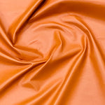 Valencia Orange, Leather Lambskin : Italian Lamb Nappa (0.6-0.7mm 1.5oz) 10