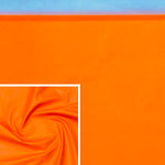 Neon Pumpkin Orange, Fluorescent Leather Lambskin : Italian Lamb Nappa (0.7-0.8mm 2oz) 9 Discontinued