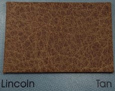 Lincoln Tan, Distressed Grain Leather Cow Hide : (0.9-1.1mm 2.5oz) 22